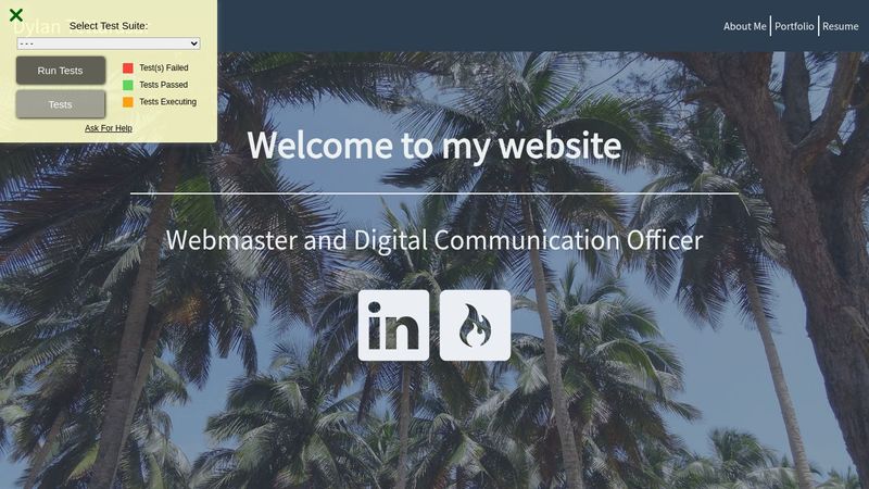 freeCodeCamp : Personal Portfolio Page
