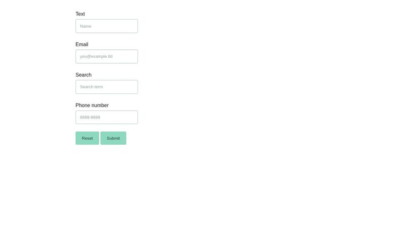 Quickly styling multiple inputs with CSS :not