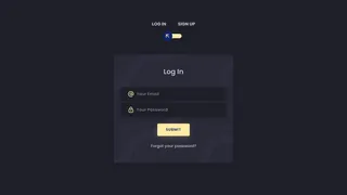 Bootstrap: Log In / Sign Up Form