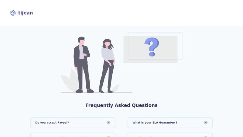 Responsive FAQ (Frequently Asked Question) Template Page, built with ...