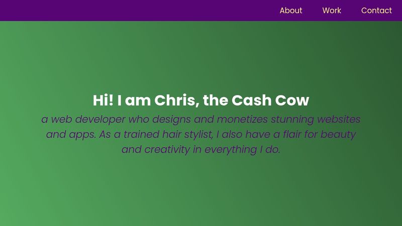 freeCodeCamp Personal Portfolio Webpage