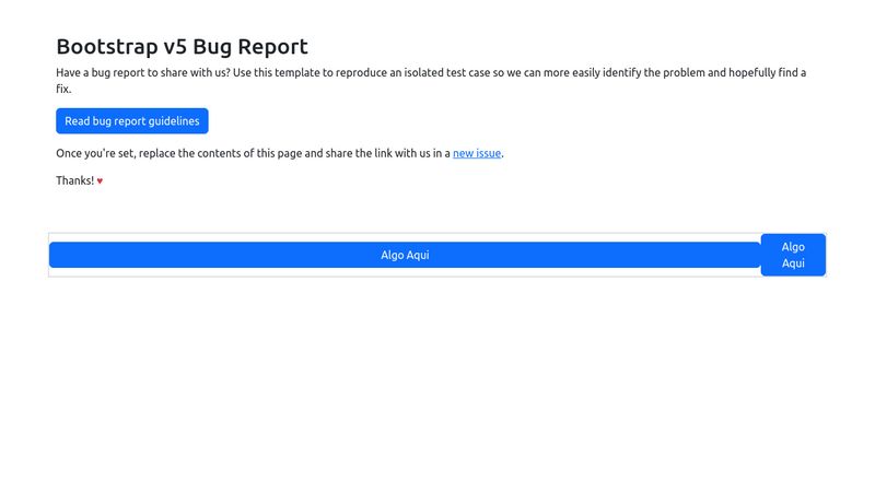 bootstrap-v5-bug-report-template