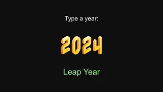 CSS Only Leap Year Checker (with Regex)