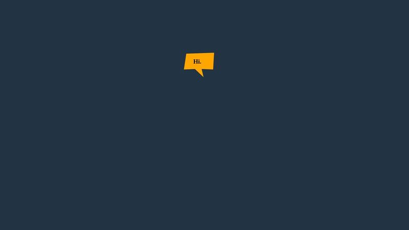 Clip-path speech bubble w/ hover effects