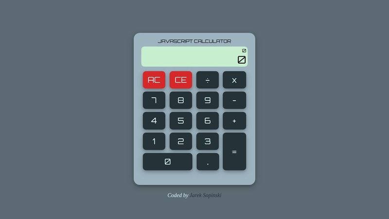 JavaScript Calculator