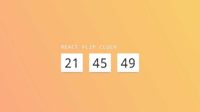 Classic Flip Clock Style Countdown & Counter Library - flip.js