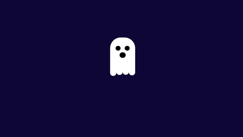 Pure CSS animated ghost