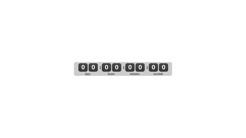 jquery.countdown (html, css, jquery)