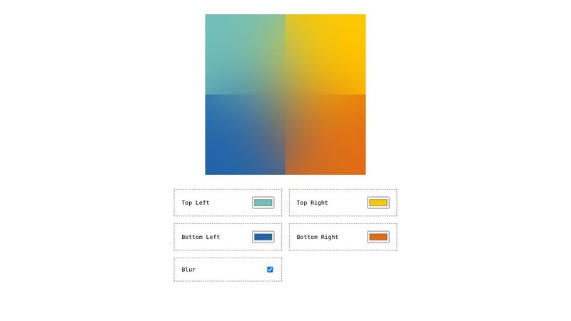 CSS conic-gradient blur