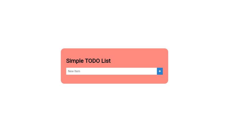 Simple TODO List