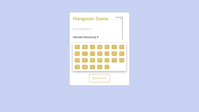 Hangman game with javascript