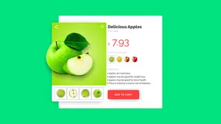 E-commerce Product (Delicious Apples)