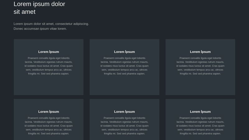 Basic HTML and CSS Template