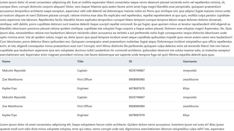 sticky table headers(Pure CSS Solution)