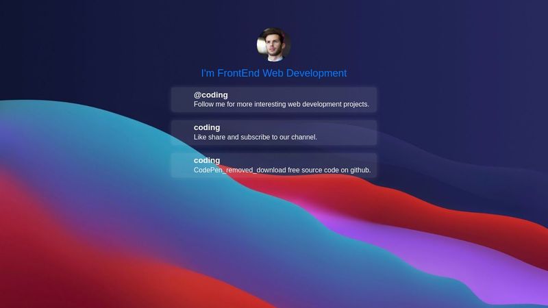 LinkTree Clone html css