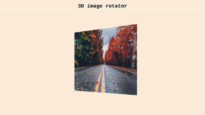 Simple CSS 3D Rotate Animation