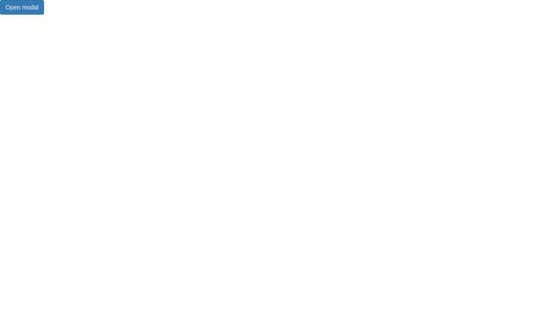 Verification modal