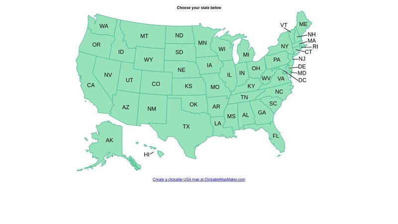 Clickable Map