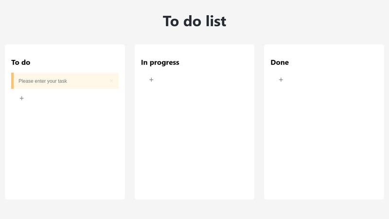 react to do list