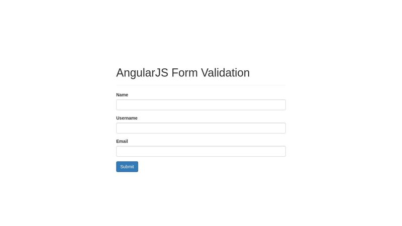 angular form validation