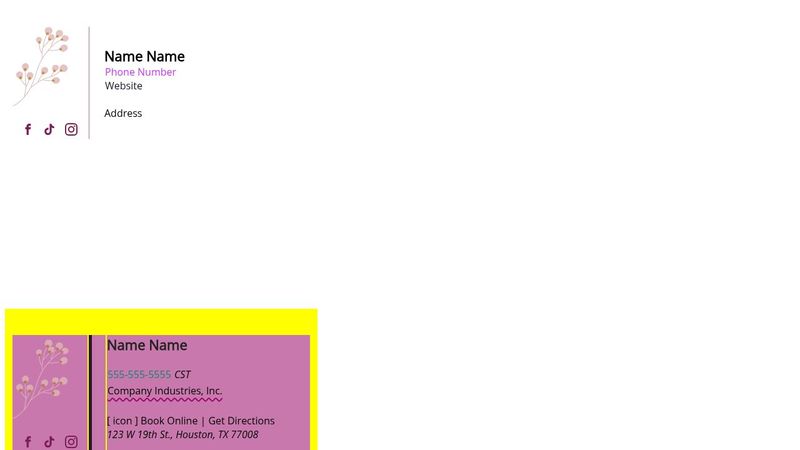 Email Signature Copy Paste HTML CSS