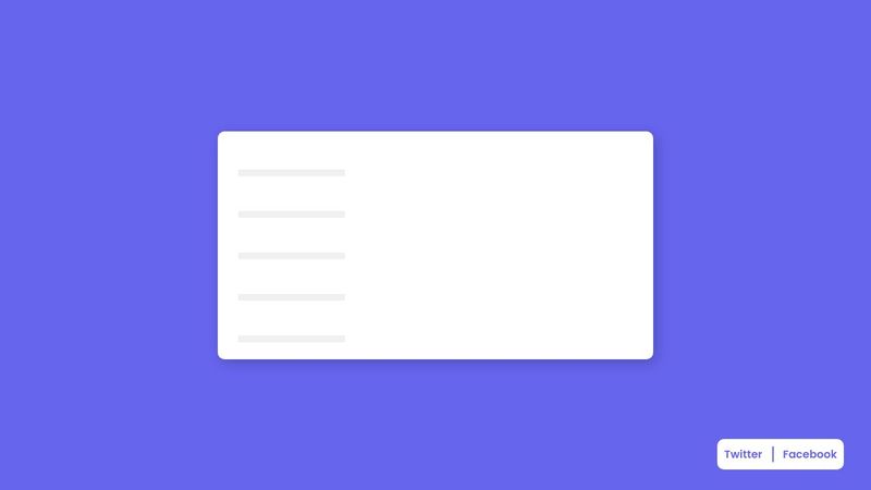 Progress bar using HTML and CSS
