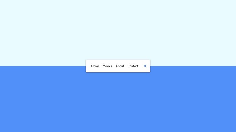 CodePen Animated Navigation Menu