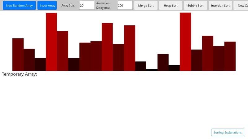 Sorting Algorithm Visualizer