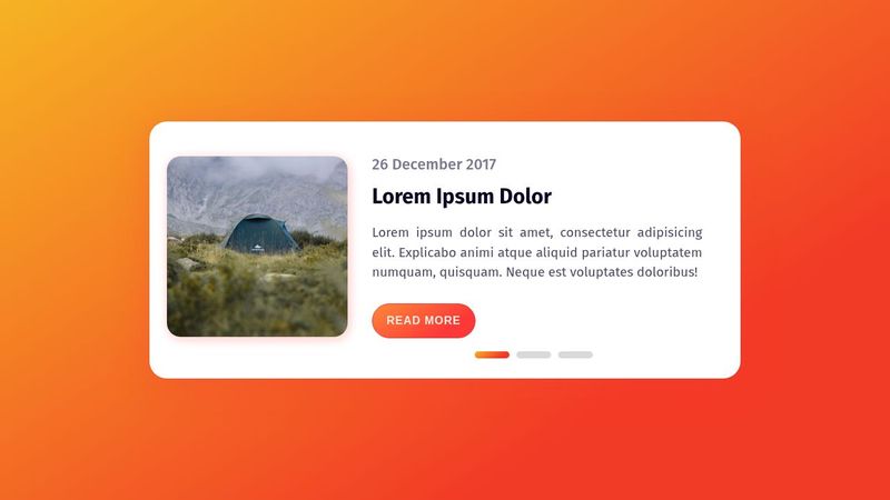 Home Responsive Blog Card Slider