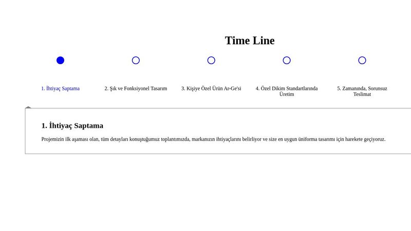 TimeLine with jQuery