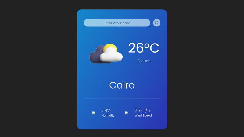 Weather App with Javascript
