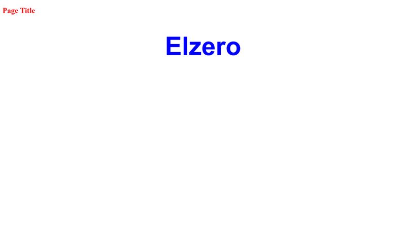 elzero web school assignment