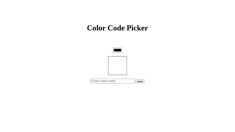 Color Code Picker