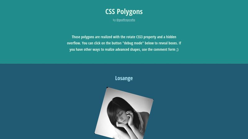Image Shapes with CSS3