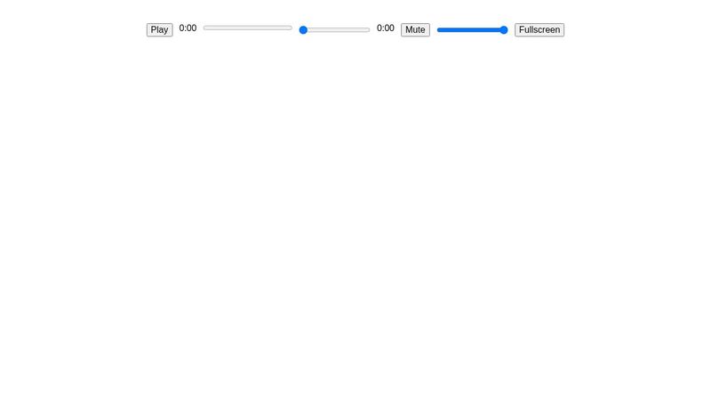 React Media Player Demo