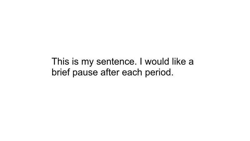 sentence-stagger