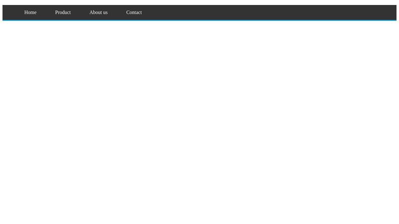Css Horizontal Dropdown navbar