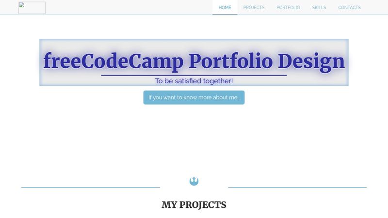 FreeCodeCamp : Build a Personal Portfolio Webpage