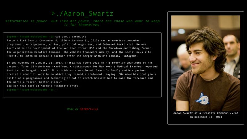 Aaron Swartz - Wikipedia