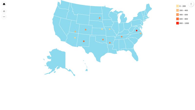 US map & Marker Animation