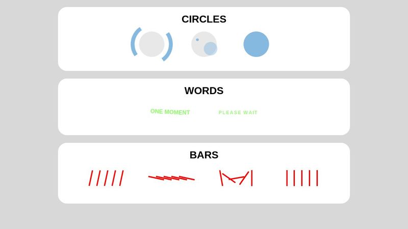 CSS Loading Ideas