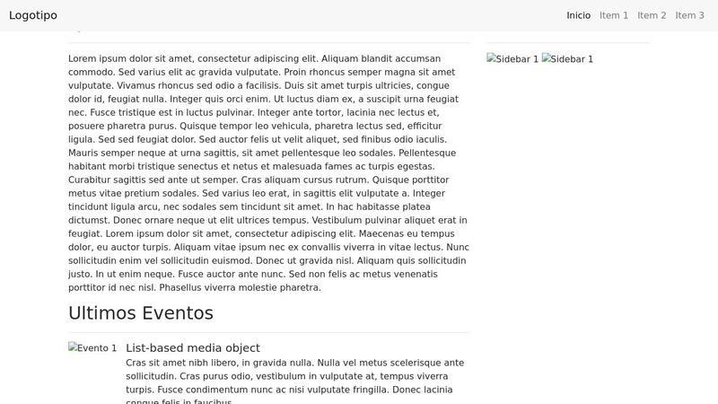 Bootstrap 4: Responsive Home Page Example