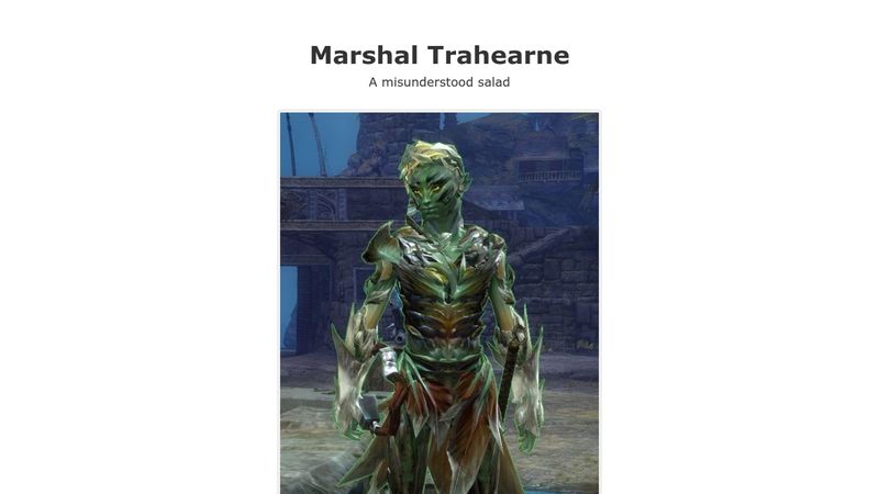 Trahearne - Guild Wars 2 Wiki (GW2W)