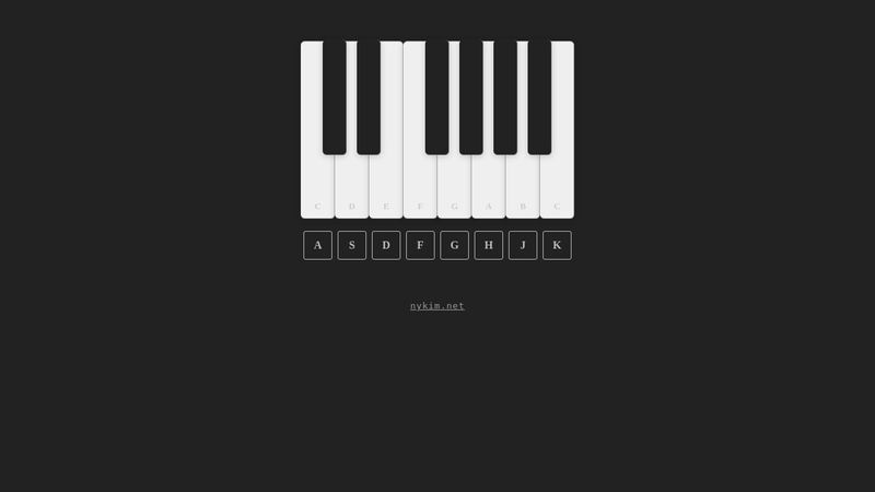 Piano (CSS)