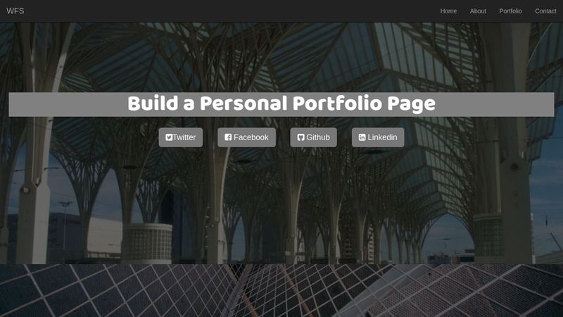 CodePen - Personal Portfolio Webpage project