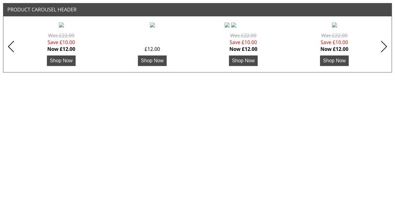 Flex Product Carousel (Using Slick Carousel)