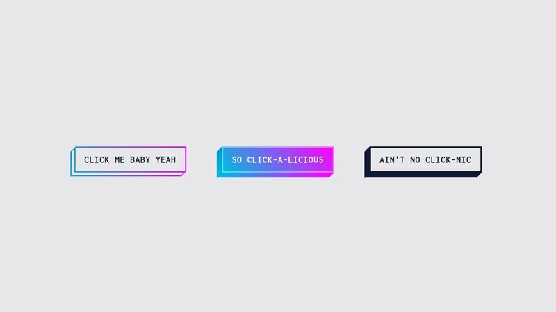 3D Gradient Buttons