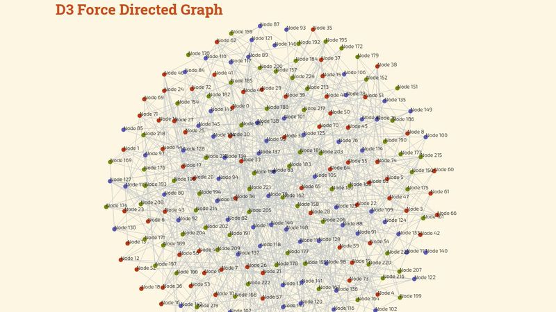 D3 Force Directed Graph