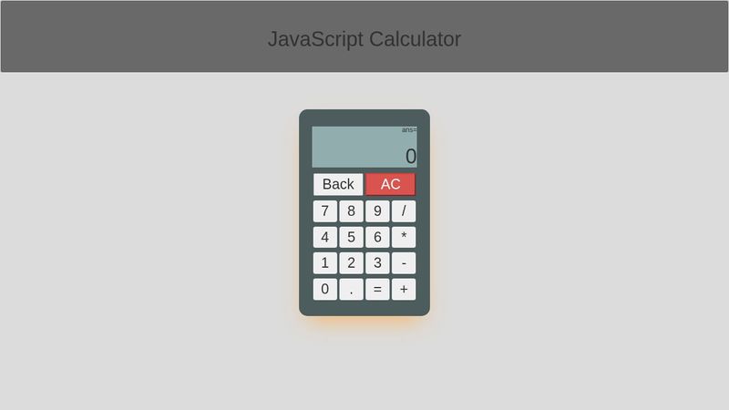 JavaScript Calculator