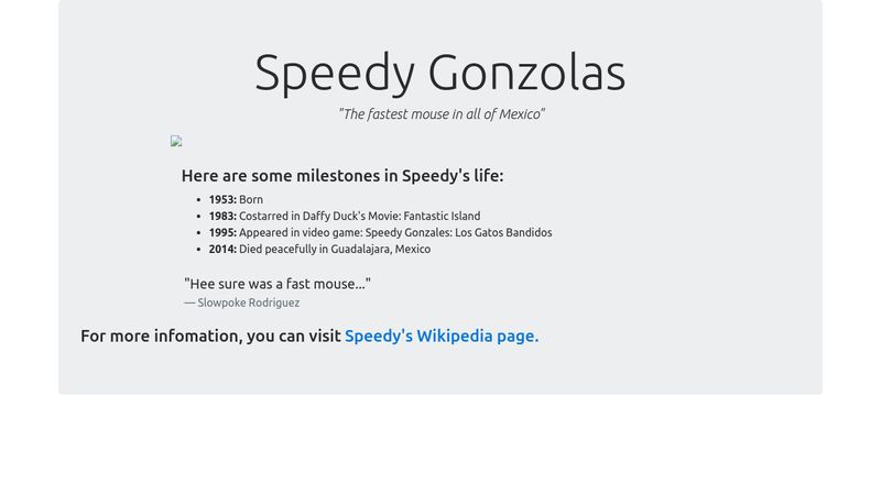 Speedy Gonzales - Wikipedia